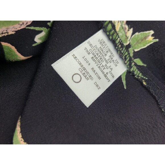 New Flynn Skye Adaline Maxi Dress Womens Large Night Bloom Rayon Summer - Picture 10 of 10